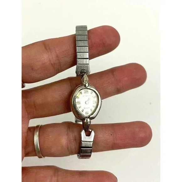 VTG Wittnauer Swiss Watch 10K RPG Bezel Stainless Steel Women's UNTESTED - Picture 6 of 16